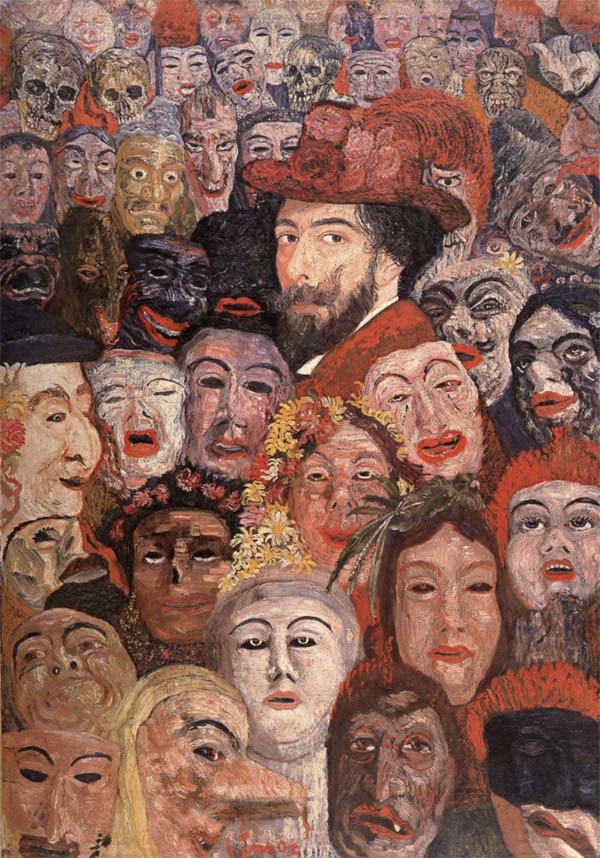 Self-Portrait with Masks